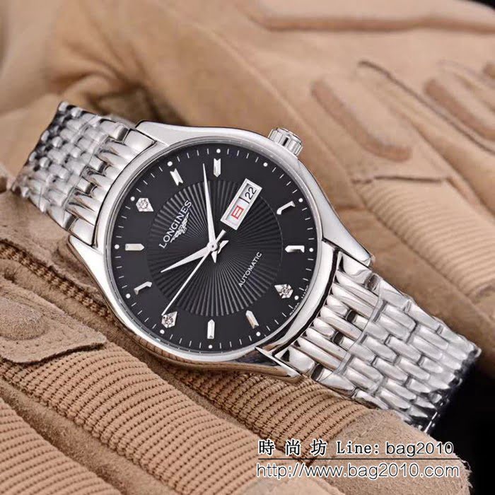 LONGINES浪琴 經典大三針 全自動機械 精品男士腕表 WSS0008
